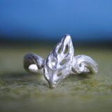 J様サイズオーダー品・森の葉っぱリング