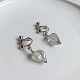 実りの種 耳飾り シルバー standardsize