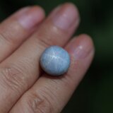 ぷっくり高品質★アイスブルー★スターサファイアs1486