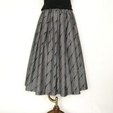 大島紬リメイク＊タックスカート
