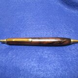 縞黒檀　墨流し　蜜蠟ワックス仕上げ　シャープペンシル(0.5ミリ用)