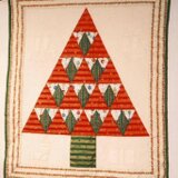 ★パッチワークキルト：クリスマスツリー