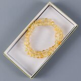 6mm シトリン（黄水晶） 腕輪　ブレスレット　天然石　京都　UDA223