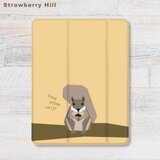 リス　イラスト　 iPadケース ペン収納 軽量 背面クリア あいぱっどけーす スタンド機能