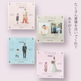 子育て感謝状 アクリル 写真 名入れ オーダーメイド 両親贈呈品 結婚式