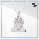 餅アザラシ シルバーネックレス あざらし アザラシ 動物 小動物 餅 おもち 海 アニマル ペット シルバーアクセサリー