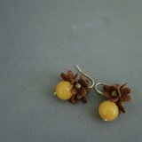 Yellow Hisui / bouquet of caramel flower