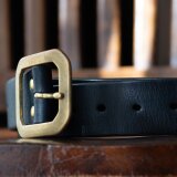 yoki  フリーサイズレザーベルト　ブルーブラック　2251125