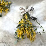 パールアカシアのミニスワッグ