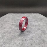 【緋銅】市松模様のリング(幅広)