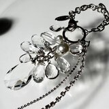 大人可愛いキラキラ光雫バッグチャーム　透明