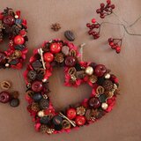 Chocolaterie のバレンタインリース★ハート×アップルショコラ★Large