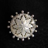 SV　Bethlehem Pearl Brooch and Pendant 8