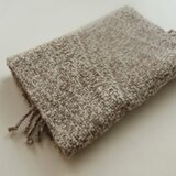 手織りウールマフラー・・針葉樹