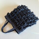 リネン　フリルバッグ