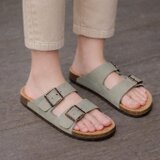 本革 牛革 サンダル レディース メンズ　ご主人 誕生日 父の日 メイドインベトナム