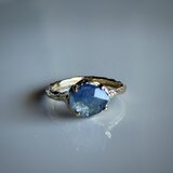 バイカラータンザナイト　リング / k10