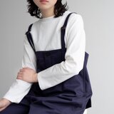 コットンヘリンボーン/ストッキングウェーダー/faded navy