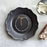 天然石のブレスレット ■ N-LINE 14KGF■ ラブラドライト 4.5mm