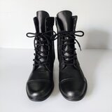 ★26新作本革ブーツ★本革ブーツ★ハンドメイド★サイズ調整無料★22.5㎝から29cm製作★ブラック★