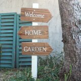 Welcomeプレート　ガーデンプレート　garden welcome home