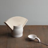 コーヒーフィルターホルダー さじセット 白2