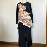 No.168留袖チュニックブラウスとパンツ13号L〜LL