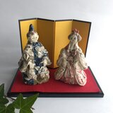 立ち雛人形 椿×金魚