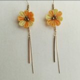 つまみ細工ピアス