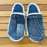 男性用★洗濯機丸洗いOK★スリッパ•室内履き★デニムリメイク　ルームシューズ