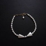 14kgf リボンパールブレスレット