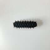《Cord 10 barrette》black 黒 組紐 ガーネット バレッタ