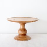 木のコンポート皿　Keyaki