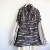 パフスリーブのブラウス　シルク