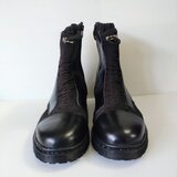 ★26新作本革ブーツ★本革ロングブーツ★ハンドメイド★サイズ調整無料★24.5㎝から29cm製作★ブラック★