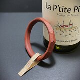 木製ブレスレット　弁柄染(2)