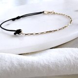 azalea 14kgf×ナイロンコード ブレスレット ノアール 黒