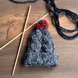 【ニットブローチ】帽子型　item63