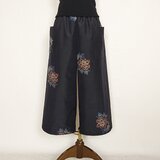 紬リメイク＊ガウチョパンツ