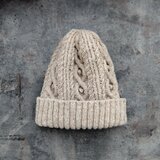 Hand-knitted Cuffed Beanie / ⦿⦿⦿のコピー