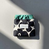 バネ口ポケットティッシュ入れ付きミニポーチ/サッと取り出せて便利/リップ・アクセサリー・小物入れ／花粉症・ゴミ入れにも