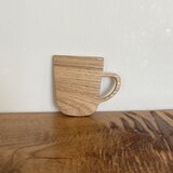 コーヒーカップ　飾り　鍋敷き　皿