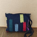 裂織りショルダーバック