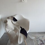 リバーシブルウールブランケット