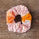 きものシュシュ　青海波文