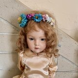 布花  doll hair corsage J