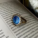 [Madonna and Child] メダイ ring - blue