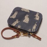 リバティプリント財布 　ミャオウ