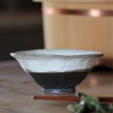 陶器 【粉引き ご飯茶碗 】g14