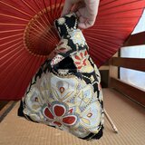 花火　帯リメイクハンドバッグ